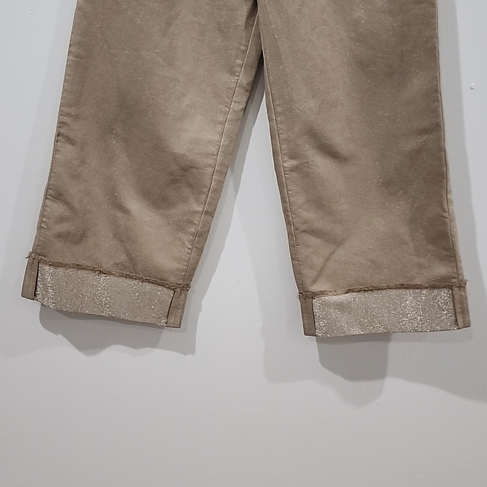 Brunello Cucinelli Kids Turn-Up Wide Leg Jeans - Picture 3 of 16